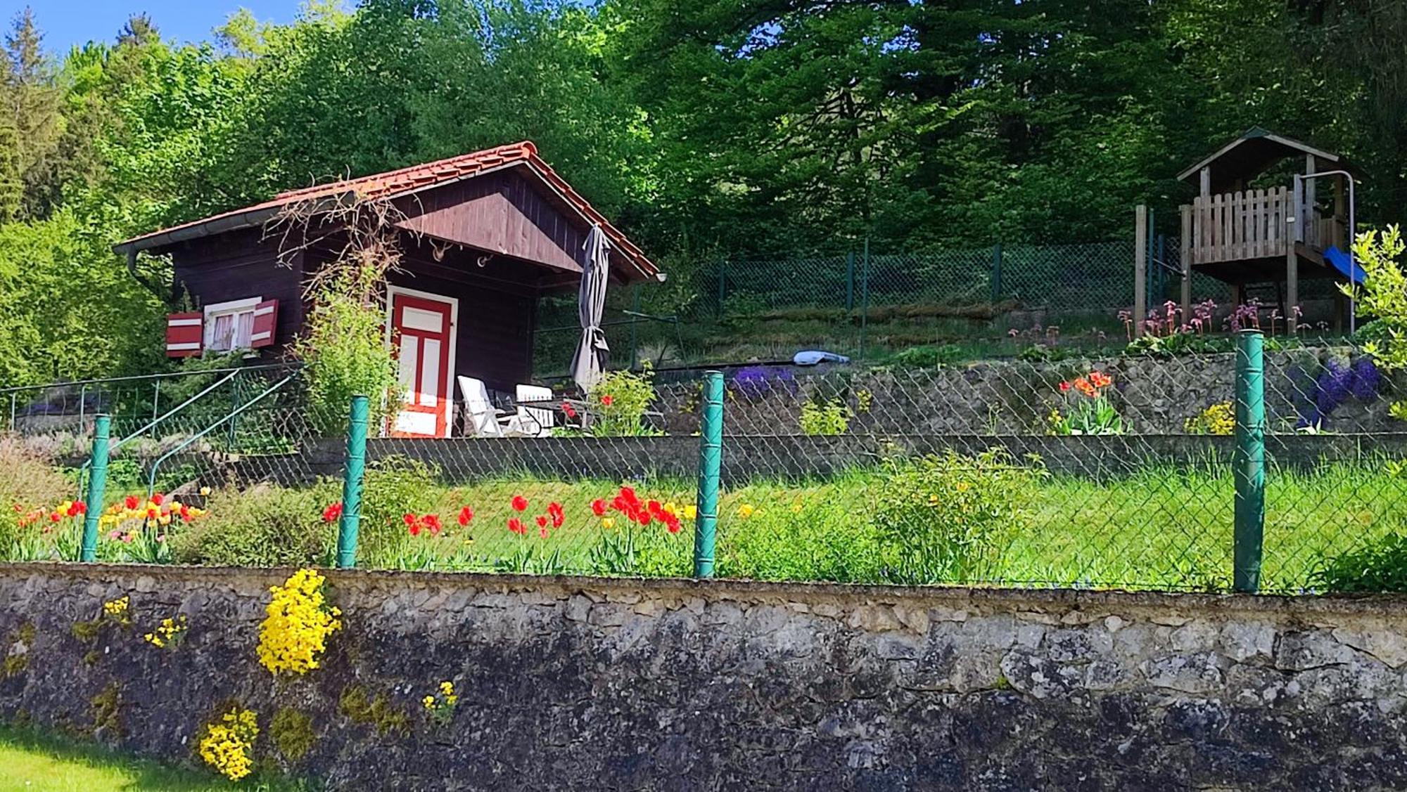 Ferienhaus Am Bach Mit Grossem Garten Deuerling Exteriér fotografie